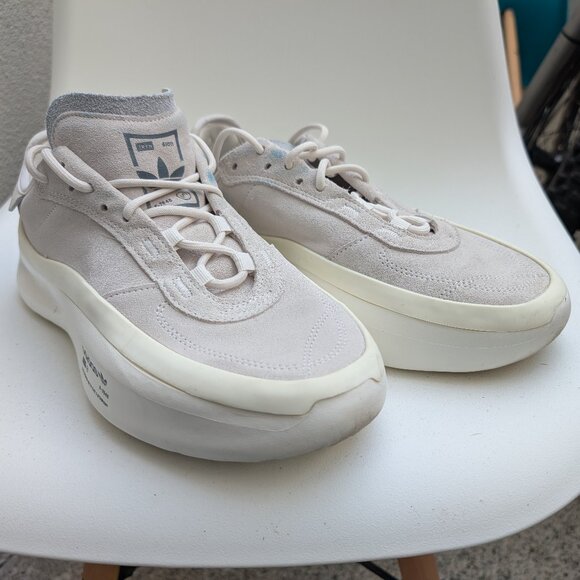 Adidas adiFOAM TRXN Size 10 'Cloud White/Off White' - Picture 1 of 5